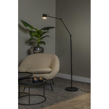 Lucide Lampa Podłogowa Milne 44716/06/30 Czarny