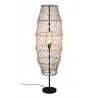 Rl Lampa Podłogowa Hive R41681036 Czarny, Naturalny