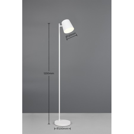 Rl Lampa Podłogowa Blake R42111131 Biały