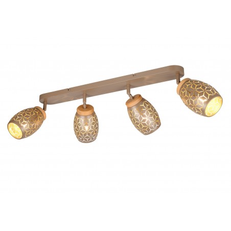 Rl Reflektor Sufitowy Bidar R81574065 Brązowy I Odcienie Brązu, Brązowy I Odcienie Brązu