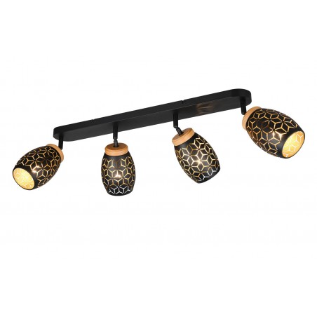 Rl Reflektor Sufitowy Bidar R81574080 Złoty I Odcienie Złota, Czarny