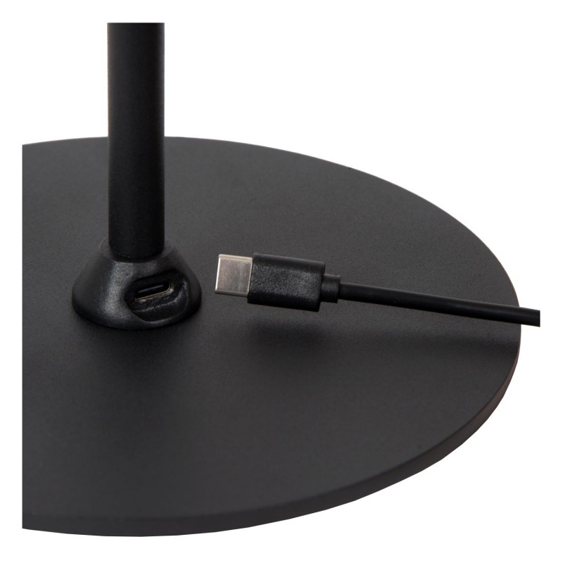 Lucide Lampa Biurkowa Skanska Rech 03649/03/96 Brązowy I Odcienie Brązu, Czarny