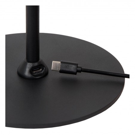 Lucide Lampa Biurkowa Skanska Rech 03649/03/96 Brązowy I Odcienie Brązu, Czarny