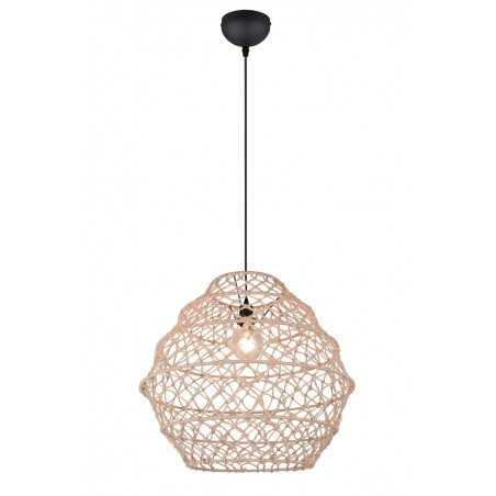 Rl Lampa Wisząca Nowoczesna Hive R31681036 Czarny, Naturalny