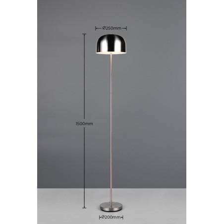 Rl Lampa Podłogowa Jeff R49151107 Srebrny I Odcienie Srebra