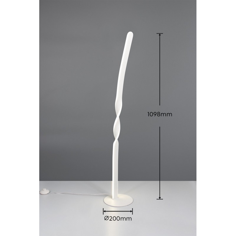 Rl Lampa Podłogowa Ginko R45791131 Czarny