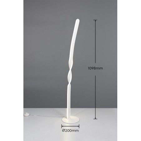 Rl Lampa Podłogowa Ginko R45791131 Czarny