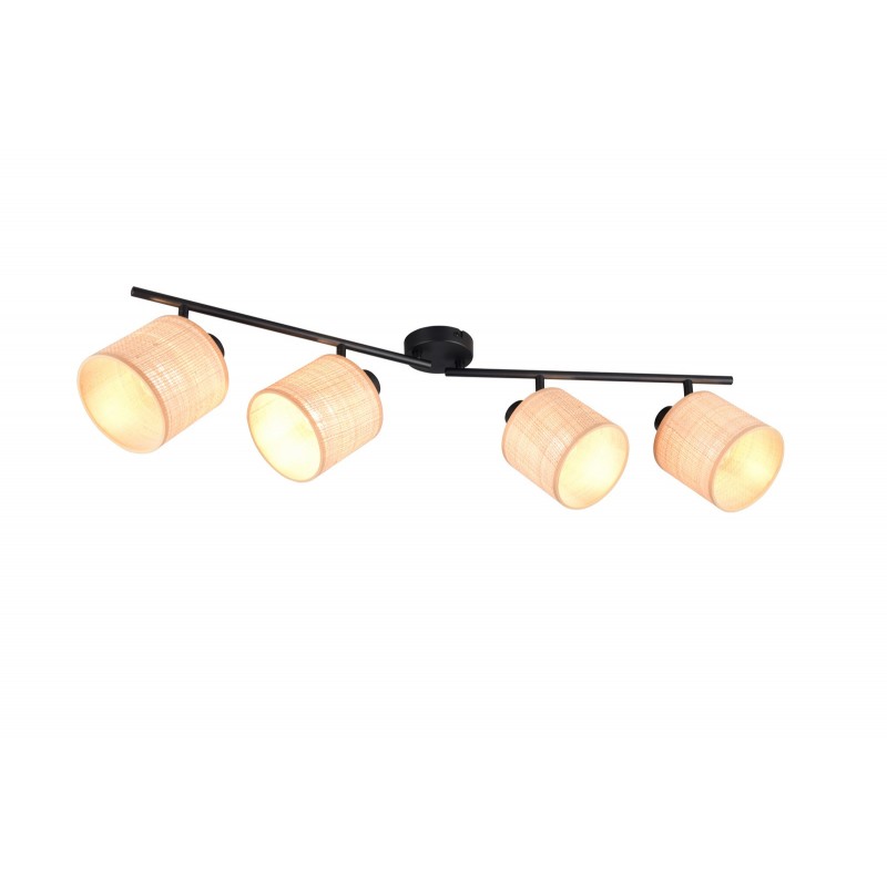 Rl Reflektor Sufitowy Aimee R81854036 Czarny, Naturalny