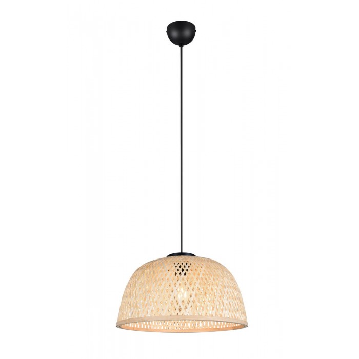 Rl Lampa Wisząca Nowoczesna Laurent R36091032 Czarny, Naturalny