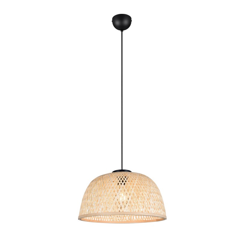 Rl Lampa Wisząca Nowoczesna Laurent R36091032 Czarny, Naturalny