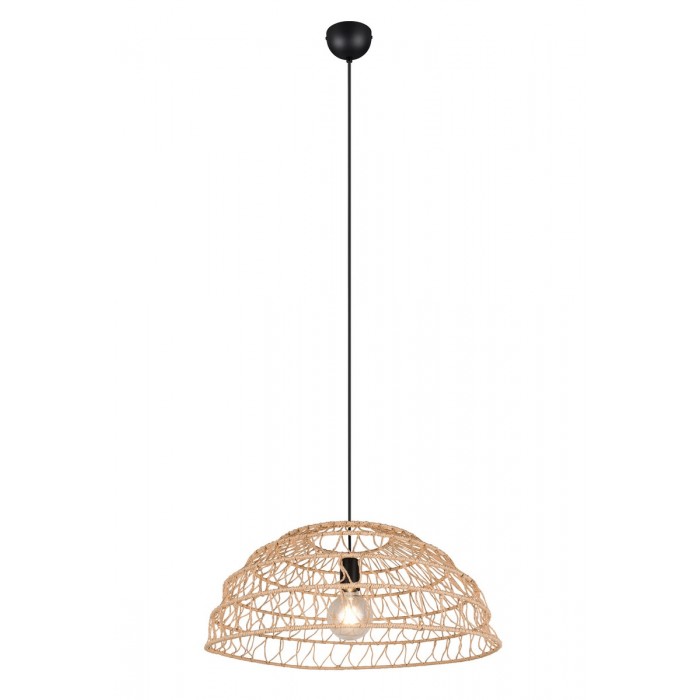 Rl Lampa Wisząca Nowoczesna Paulette R36141026 Czarny, Brązowy I Odcienie Brązu