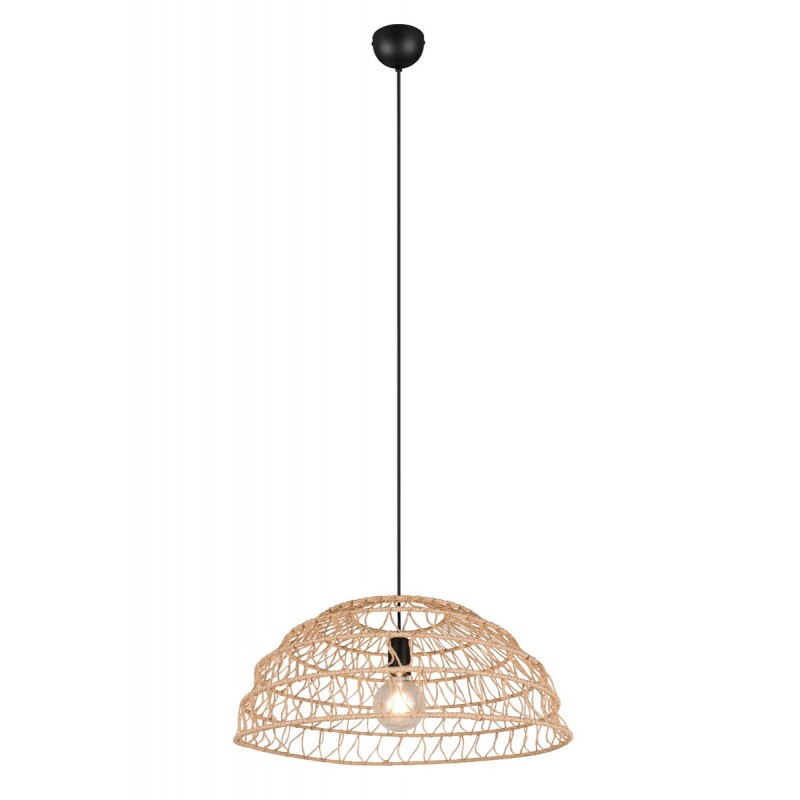 Rl Lampa Wisząca Nowoczesna Paulette R36141026 Czarny, Brązowy I Odcienie Brązu