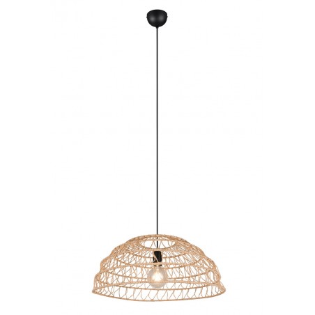 Rl Lampa Wisząca Nowoczesna Paulette R36141026 Czarny, Brązowy I Odcienie Brązu