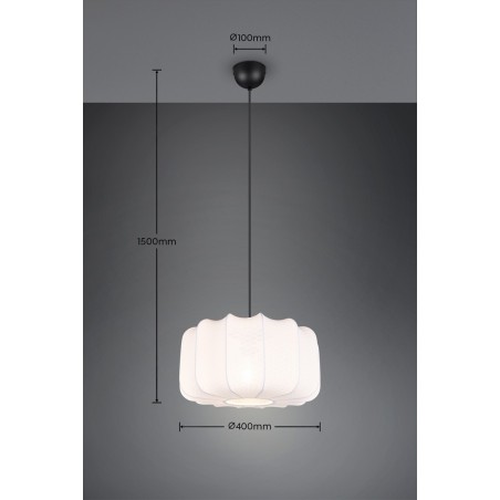 Rl Lampa Wisząca Nowoczesna Madeline R31971901 Czarny, Biały