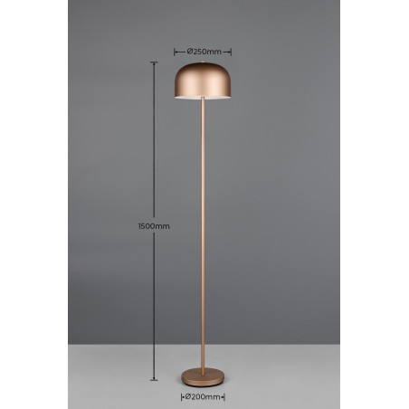 Rl Lampa Podłogowa Jeff R49151165 Brązowy I Odcienie Brązu