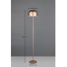 Rl Lampa Podłogowa Jeff R49151165 Brązowy I Odcienie Brązu
