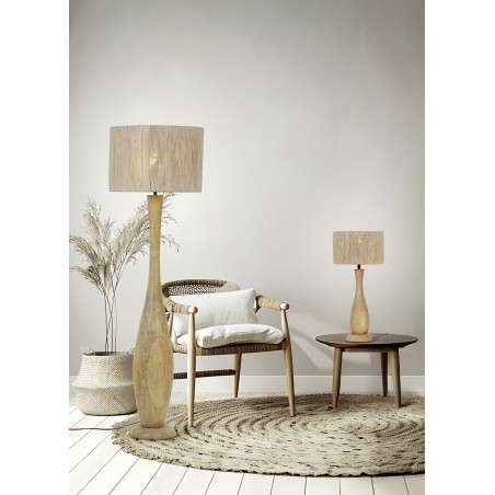 Trio Lampa Stołowa Toba 567200130 Naturalny, Naturalny