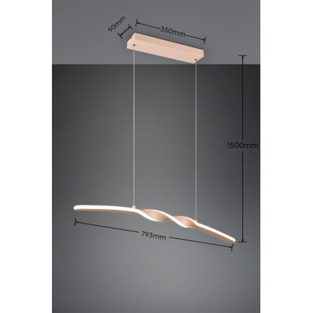 Rl Lampa Wisząca Led Nowoczesna Ginko R35791166 Inny