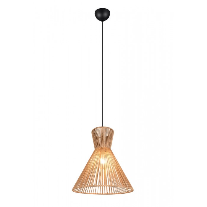 Rl Lampa Wisząca Nowoczesna Rosalie R36191036 Czarny, Brązowy I Odcienie Brązu