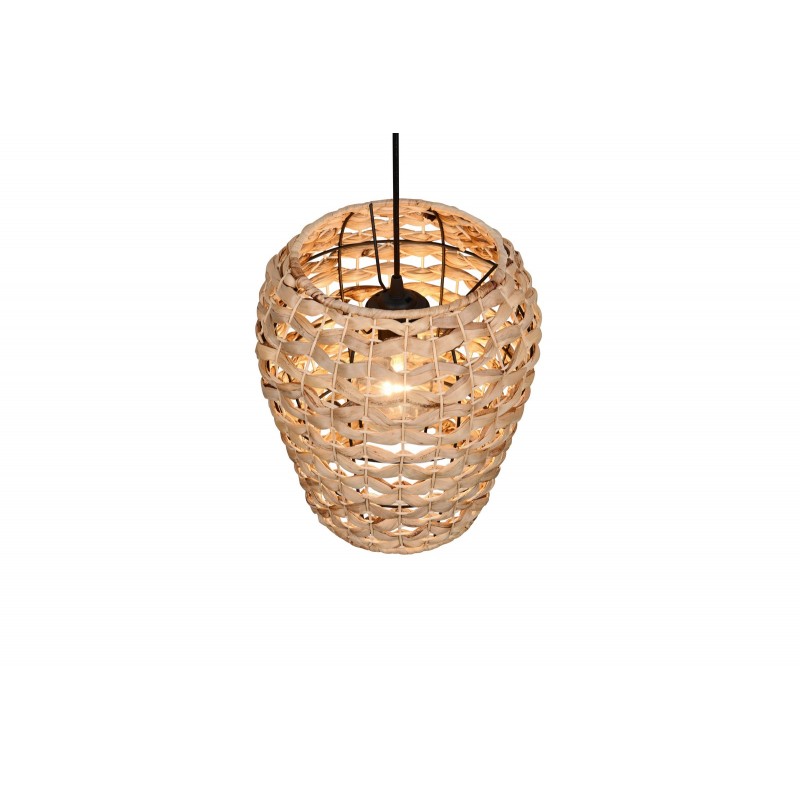 Rl Lampa Wisząca Nowoczesna Jean R36221036 Czarny, Naturalny