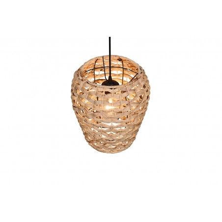 Rl Lampa Wisząca Nowoczesna Jean R36221036 Czarny, Naturalny