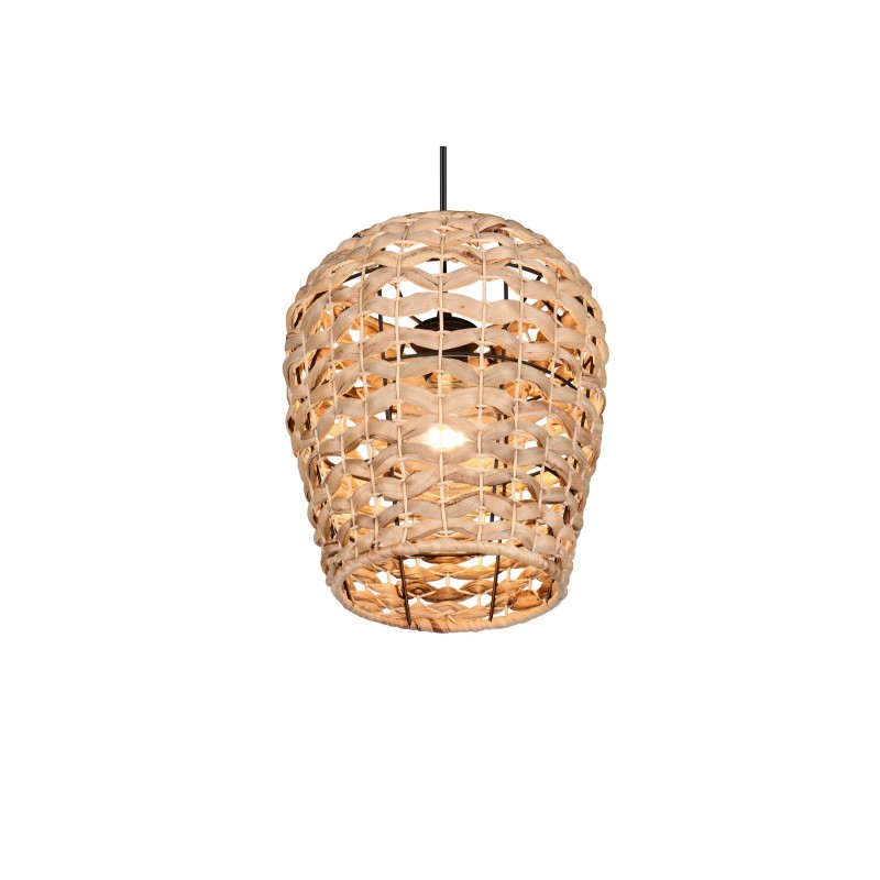 Rl Lampa Wisząca Nowoczesna Jean R36221036 Czarny, Naturalny