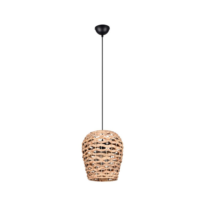 Rl Lampa Wisząca Nowoczesna Jean R36221036 Czarny, Naturalny