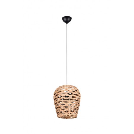 Rl Lampa Wisząca Nowoczesna Jean R36221036 Czarny, Naturalny