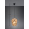 Rl Lampa Wisząca Nowoczesna Jean R36221036 Czarny, Naturalny