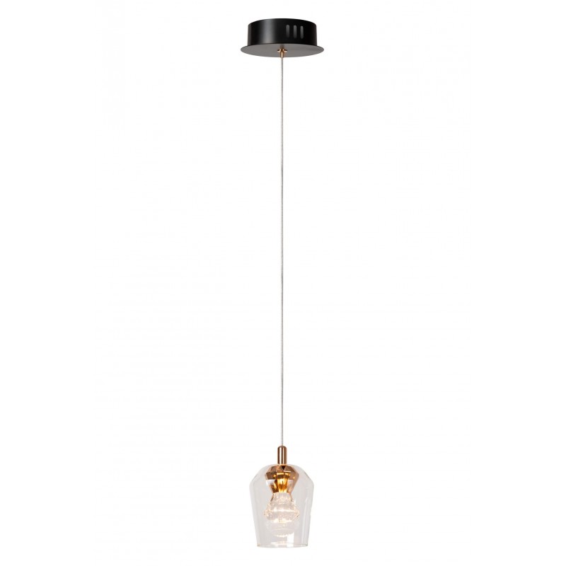 Lucide Lampa Wisząca Led Nowoczesna Berliane 00430/04/60 Złoty I Odcienie Złota