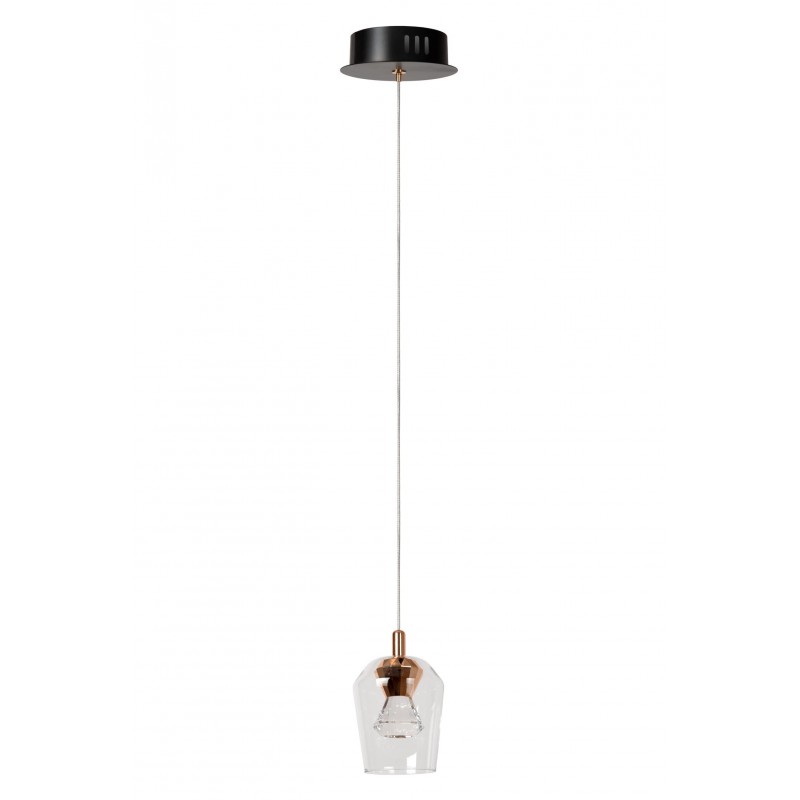 Lucide Lampa Wisząca Led Nowoczesna Berliane 00430/04/60 Złoty I Odcienie Złota