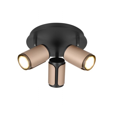 Trio Reflektor Sufitowy Gillan 814530365 Brązowy I Odcienie Brązu