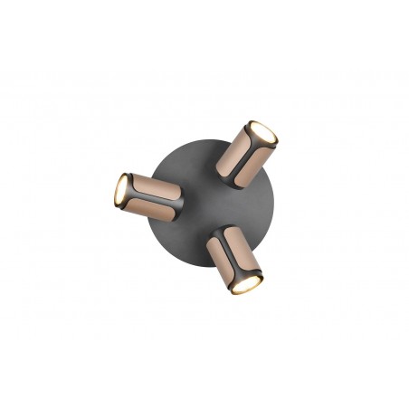 Trio Reflektor Sufitowy Gillan 814530365 Brązowy I Odcienie Brązu