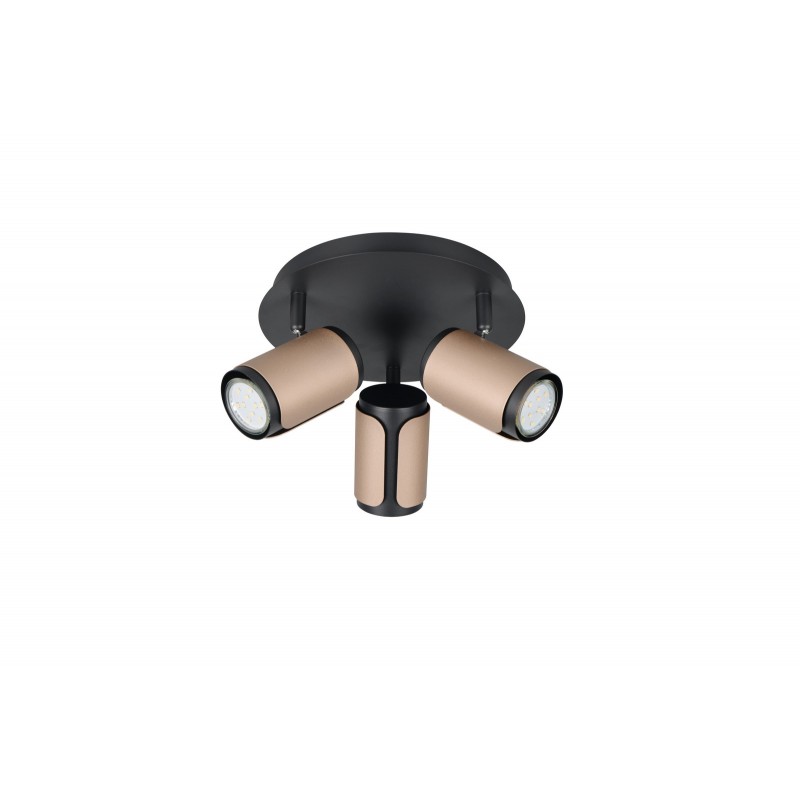 Trio Reflektor Sufitowy Gillan 814530365 Brązowy I Odcienie Brązu