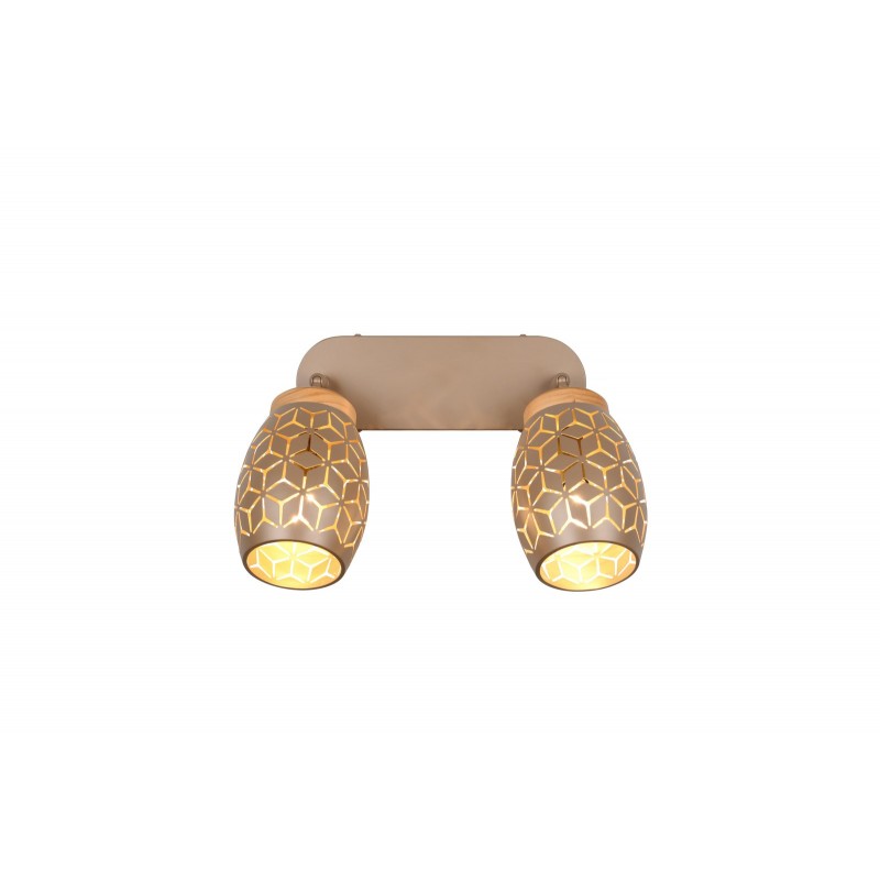 Rl Reflektor Ścienny Bidar R81572065 Brązowy I Odcienie Brązu, Brązowy I Odcienie Brązu