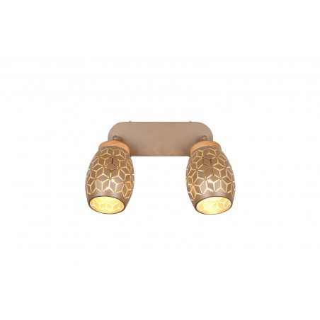 Rl Reflektor Ścienny Bidar R81572065 Brązowy I Odcienie Brązu, Brązowy I Odcienie Brązu