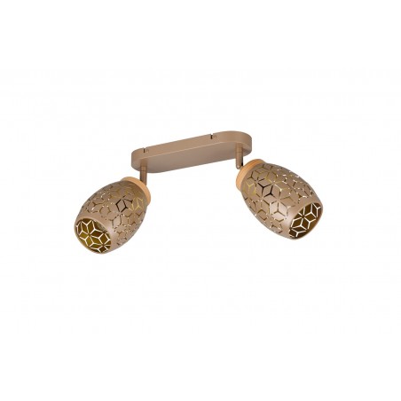 Rl Reflektor Ścienny Bidar R81572065 Brązowy I Odcienie Brązu, Brązowy I Odcienie Brązu