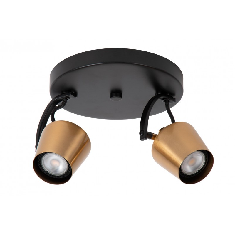 Lucide Lampa Natynkowa Emile 51901/02/02 Złoty I Odcienie Złota, Czarny