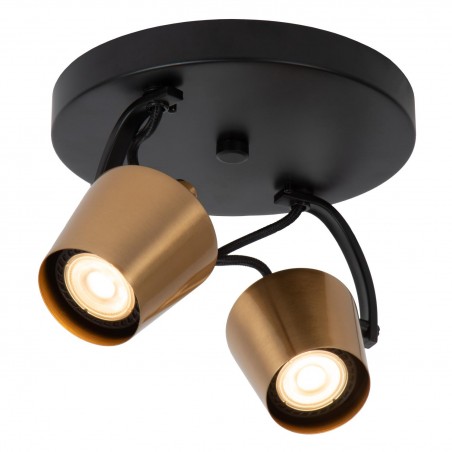 Lucide Lampa Natynkowa Emile 51901/02/02 Złoty I Odcienie Złota, Czarny