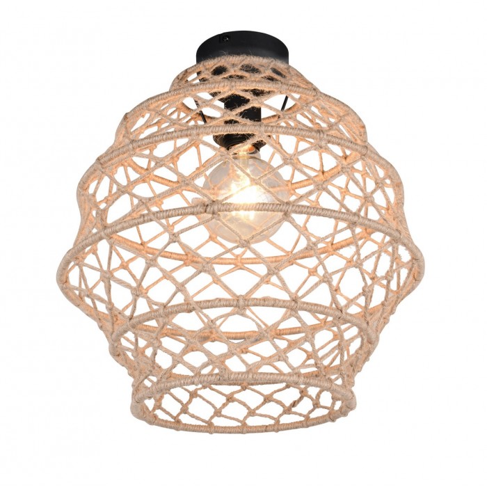 Rl Lampa Natynkowa Hive R61681036 Czarny, Naturalny