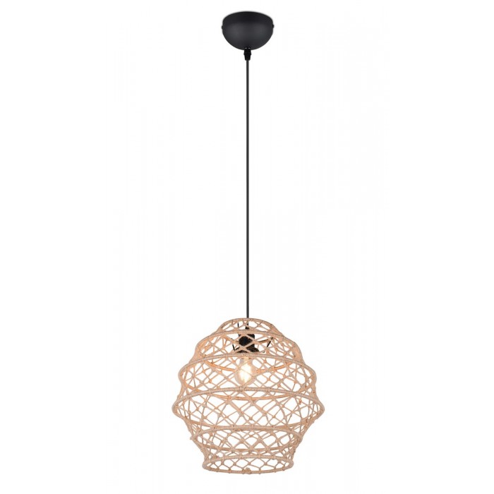 Rl Lampa Wisząca Nowoczesna Hive R31681936 Czarny, Naturalny