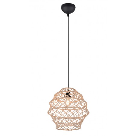 Rl Lampa Wisząca Nowoczesna Hive R31681936 Czarny, Naturalny
