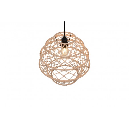 Rl Lampa Wisząca Nowoczesna Hive R31681936 Czarny, Naturalny