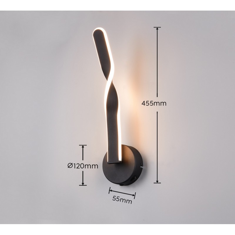 Rl Kinkiet Ginko R25791732 Czarny