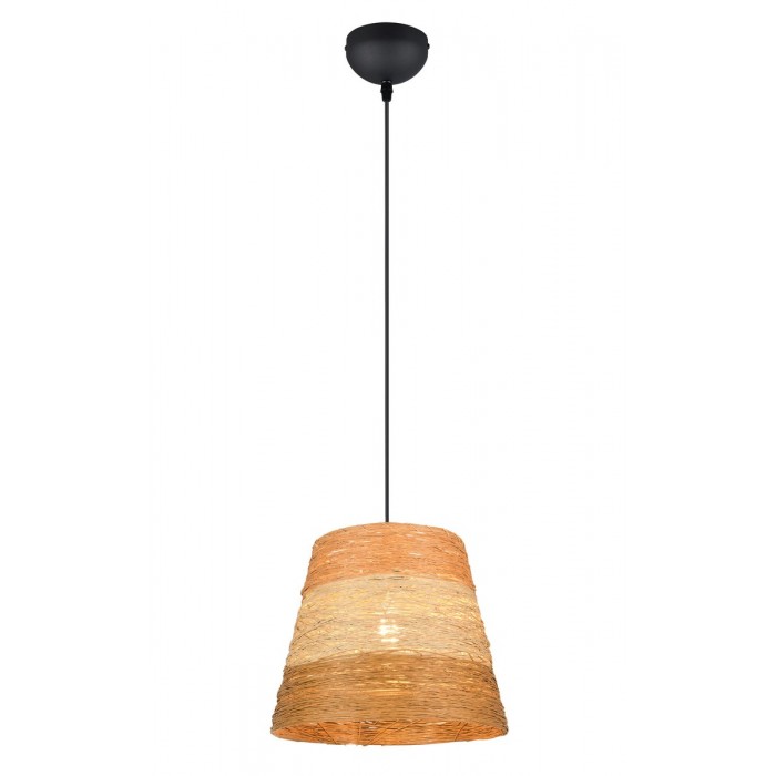 Rl Lampa Wisząca Nowoczesna Joeline R31731926 Czarny, Brązowy I Odcienie Brązu