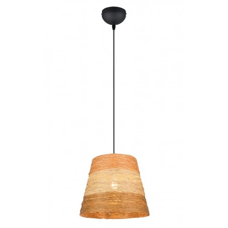 Rl Lampa Wisząca Nowoczesna Joeline R31731926 Czarny, Brązowy I Odcienie Brązu