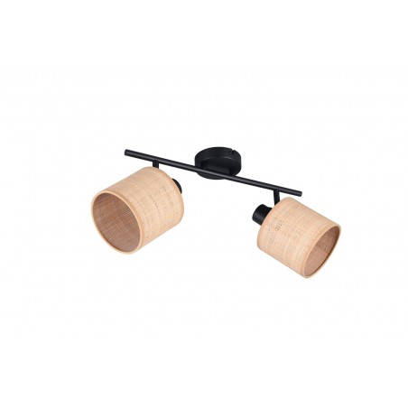 Rl Reflektor Ścienny Aimee R81852036 Czarny, Naturalny