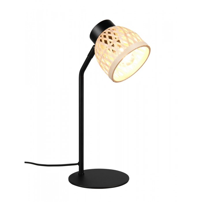 Rl Lampa Stołowa Laurent R56091032 Czarny, Naturalny