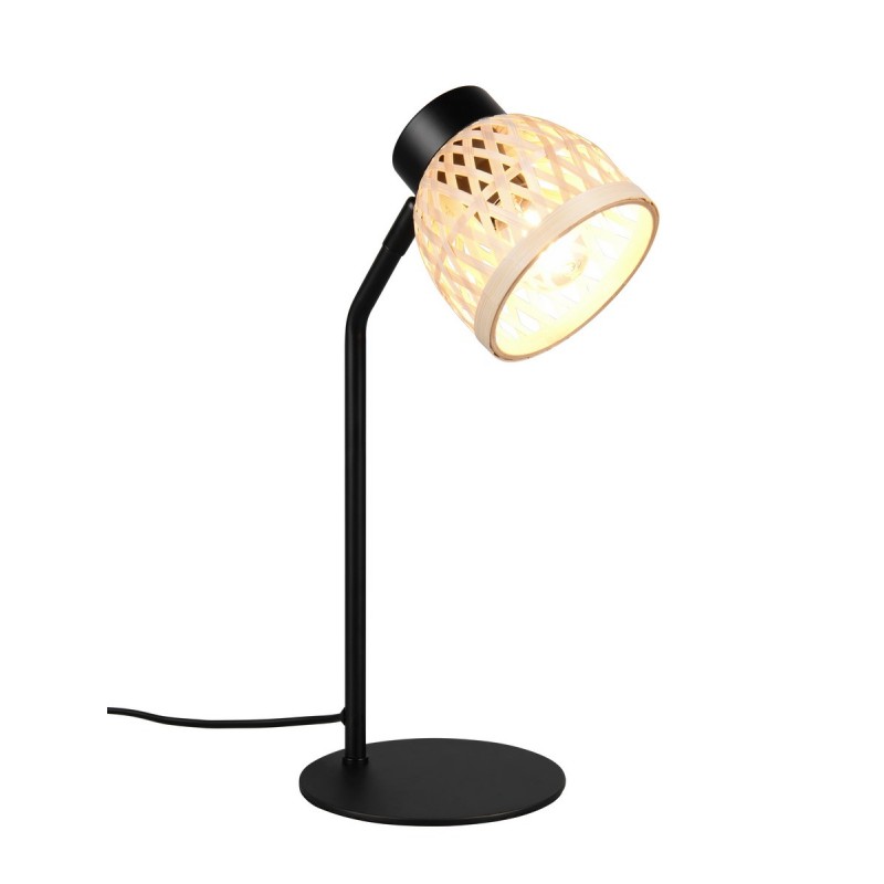 Rl Lampa Stołowa Laurent R56091032 Czarny, Naturalny