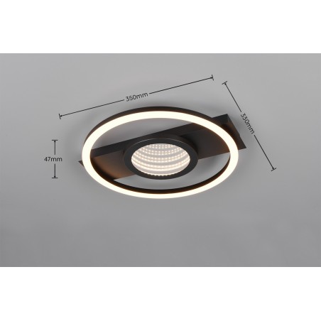 Rl Lampa Natynkowa Led Wheeler R64801132 Czarny